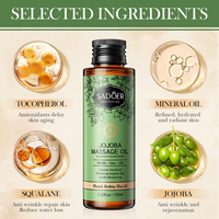 Huile essentielle de massage pour soins de la peau naturels, nourrissante, apaisante, lissante, éclaircissante, biologique, végétalienne, marque privée OEM SADOER