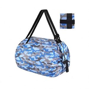 Bolsa de compras plegable de gran capacidad, bolsa de viaje práctica, bolso de nailon grueso, bolsa de almacenamiento reutilizable lavable - Product Image 1