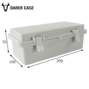 Boîte <span class=keywords><strong>de</strong></span> jonction électrique DE139, fermoir étanche, pour l'extérieur, 200x100x70mm - Product Image 1