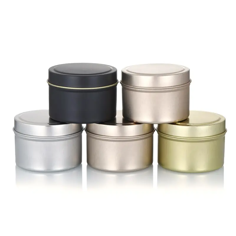 DIY Wax Candle Making Container Storage Box For Lip Balm Cream Candle Jars Tea Cans Gift Wedding Candy Boxes
