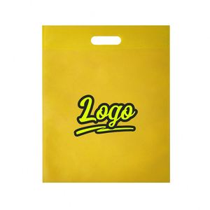 Biodegradable Recyclable Non Woven Die Cut <b>Bag</b> Heat Seal Custom Logo for Gift Packaging Promotion - Product Image 2