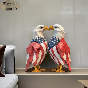 รูปปั้นนกอินทรีหัวโล้นแสดงความรักชาติ พร้อมธงชาติอเมริกัน ของตกแต่งวันประกาศอิสรภาพ 4 <span class=keywords><strong>กรกฎาคม</strong></span> และของขวัญแสดงความรักชาติ - Product Image 5