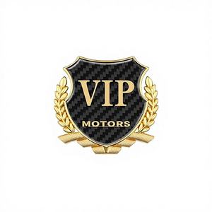 KYD Brand Model A029 3D Metal Wheat Ear Shape VIP Letter Car Body <b>Window</b> Badge <b>Decal</b> Emblem Sticker Decoration for - Product Image 2