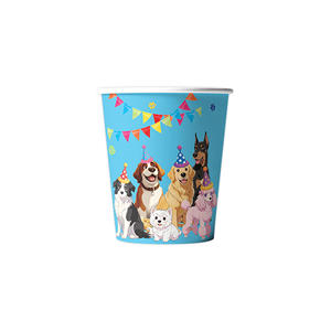Paquete de Artículos Desechables Ecológicos para Fiesta de Halloween: Platos, Vasos, Servilletas, Mantel, Cuchara, Cuchillo (Corgi, Husky, <span class=keywords><strong>Poodle</strong></span>, <span class=keywords><strong>Beagle</strong></span>) - Product Image 4