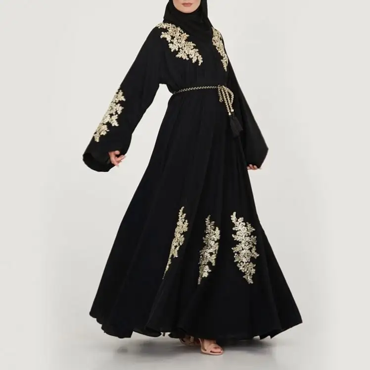 Robe de haute qualité pour filles musulmanes, tenue plissée Gereja Jubah Paduan Suara Turquie avec vêtements islamiques Abaya, 2019