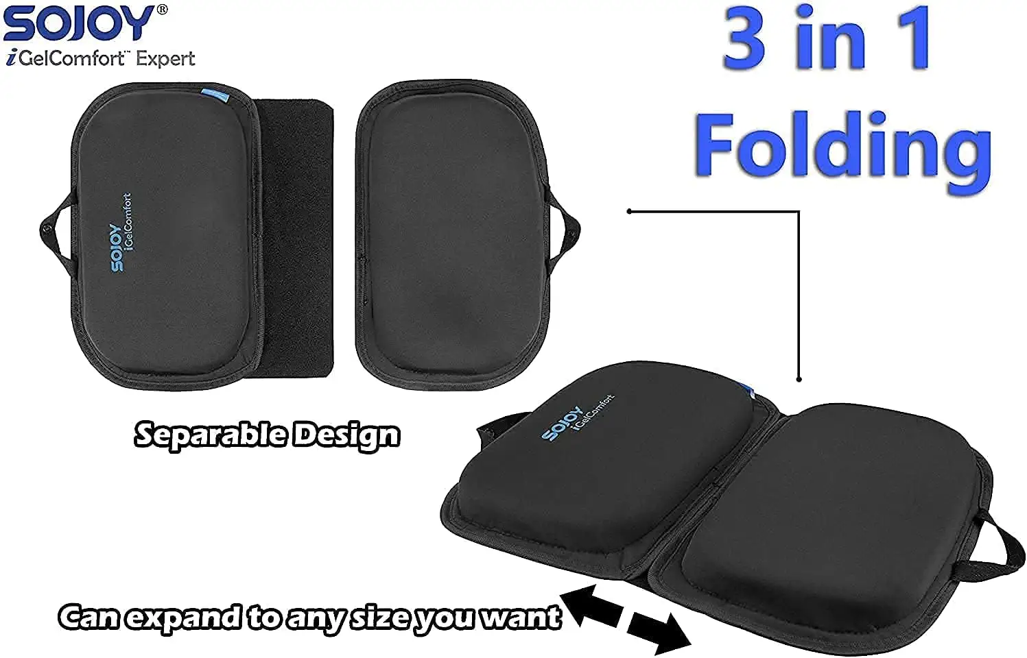 Ergonomic Car Gel Seat Cushion Gel Enhanced Seat Cushion Chair Gel Seat Cushions Cooling