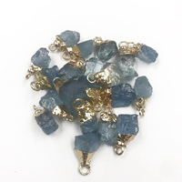 Collier en pierre naturelle pendentif accessoires de pierres précieuses brutes breloques de pierre de naissance de quartz pendentifs en cristal