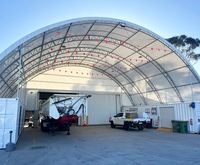 Cubierta de Lona Resistente para Contenedores, de Doble Estructura, 60'x80'x15'
