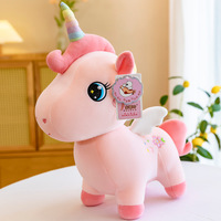 Peluches mignon moelleux arc-en-ciel licorne en gros animaux en peluche jouets réconfortants bébé en peluche licorne jouets pour enfants jouets