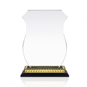 Trofeo de Cristal K9 en Blanco de Alta Calidad al por Mayor de Fábrica con Base Dorada - Product Image 4