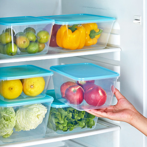 Easga 3pcs thực phẩm lưu trữ <span class=keywords><strong>container</strong></span> Set BPA free kín <span class=keywords><strong>container</strong></span> thùng nhựa nhà bếp và phòng đựng thức ăn tổ chức - Product Image 4