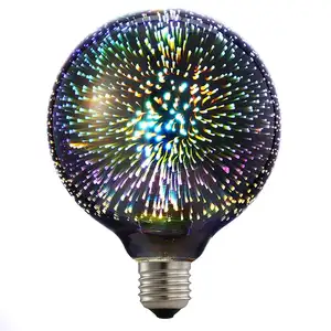 Das neueste Design Edison Glühbirne 3D-Modell bunte Feuerwerk LED chinesischen Hersteller