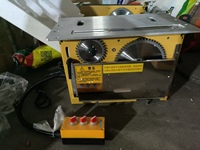 Scie circulaire portable multifonction à double lame pour la découpe de panneaux de bois, faible niveau sonore