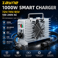 Chargeur Étanche IP67 85V 12A 100-240VAC pour Moto Électrique Tout-Terrain SUR-RON Ultra Bee et Batterie Lithium 74V