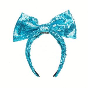 Wholesale Halloween Mouse Ears Sequin Bow Headband Cartoon Design Girls Bat Kids <b>Hair</b> <b>Accessories</b> One Size Fits All - Product Image 5
