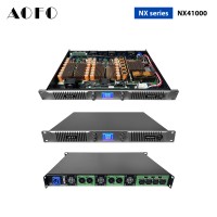 Amplificateur de puissance numérique AOFO NX41000 4 canaux 4x1000W 1U Classe D pour subwoofer de scène