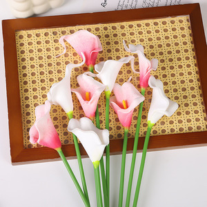 Lys Calla Miniatures en PU, 10-30 cm, Haute Simulation, Fleurs Artificielles pour Mariage et Décoration Intérieure - Product Image 3