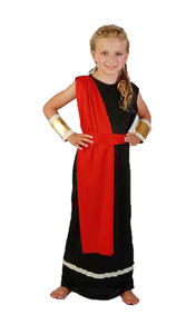 Disfraz de Toga Egipcia Antigua, Romana y Griega para Niñas, Disfraz de César - Product Image 6
