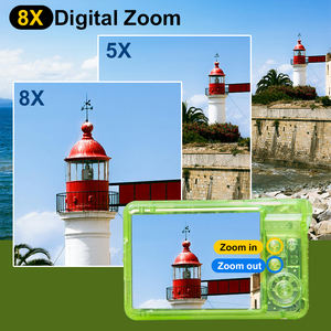 अनुकूलन पारदर्शी खोल 4k वीडियो 48 एमपी फोटो ऑटो फोकस 8x डिजिटल ज़ूम कॉम्पैक्ट कैमरा - Product Image 3