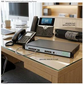 Passerelle VoIP FXS UScale IAD S132-8 à 8 ports, convertisseur analogique vers <span class=keywords><strong>IP</strong></span> SIP RJ45, dispositif d'accès intégré pour système PBX - Product Image 6