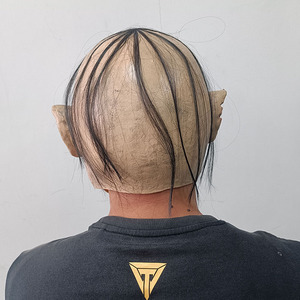 Films personnalisés fête masque déguisement chapeaux Halloween effrayant Cosplay accessoires Latex pleine tête <span class=keywords><strong>Gollum</strong></span> masque - Product Image 6
