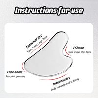 Outils de massage facial Gua Sha en métal avec étui, outils de massage Gua Sha en acier inoxydable pour le visage, les yeux, le cou, relaxation, soin de la peau, usage domestique