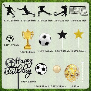 Decorazione per Torte e Cupcake a Forma di Campo da Calcio Personalizzabile per Negozi di Dolci e Occasioni Festive - Product Image 3