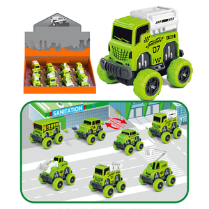 Mini modèle de simulation basé sur le frottement de voiture jouet pour le véhicule tout-terrain d'excavatrice militaire de lutte contre les incendies - Product Image 4