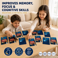 Jeu de mémoire personnalisé Flashcards Cartes flash éducatives imprimées Jeu d'association de mémoire Flashcards pour les familles
