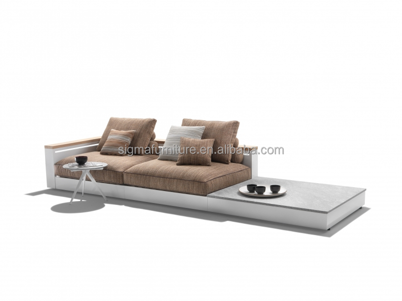 New Arrival Outdoor Patio Furniture Aluminum Frame Sectional Sofa Sets Garden Sofa