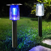 Lampe solaire anti-moustique solaire répulsif à la lumière intelligente pour contrôler les insectes de pelouse et les insectes.