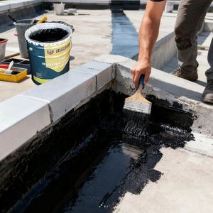 High Elasticity Non Curing Rubber Asphalt Waterproof Coating for Concrete Foundations and Walls Modern Waterproofing Membrane - Product Image 5