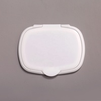 Bouchons anti-poussière en plastique pour lingettes humides, format mini, à ouverture par traction, avec clip de scellage pour gants en nitrile, pour bouteilles d'emballage à capuchon rabattable de forme spéciale