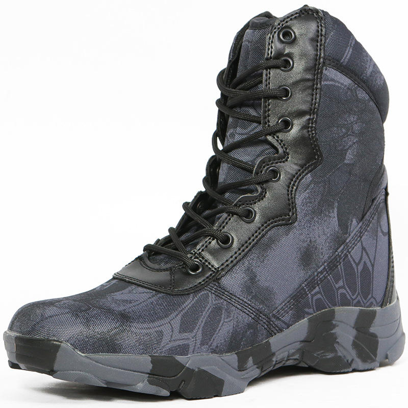 Green Army Boots Trendy Durable Men's footwear