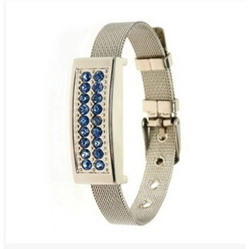 Extended USB Stick Storage Usb Creative Real Capacity Jewelry Bracelet Usb Flash Drive Memory U Disk Wristband Diamond Girl Gift