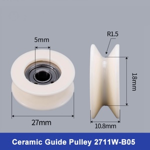 Ruedas guía de cerámica Sen Guang 27*10.8mm para trefilado, personalizables OEM, certificadas ISO9001:2008, resistentes al desgaste, de larga duración - Product Image 2