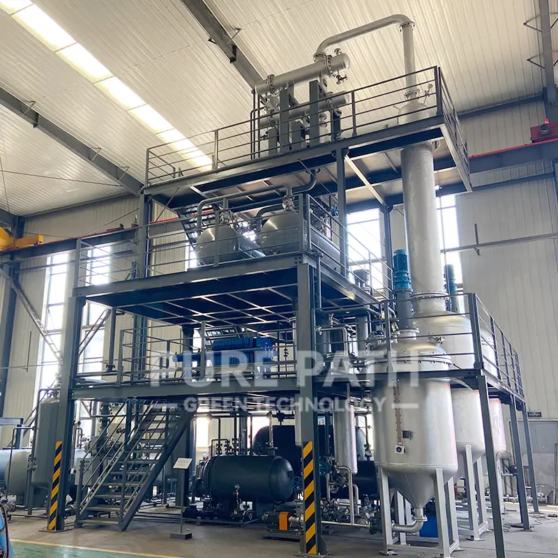 Rigenerazione dell'olio motore usata automatica continua per pulire l'impianto di distillazione dell'olio Base