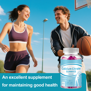 Gomitas Veganas de Citrato de Calcio OEM/OBM/ODM, 1000mg, Suplemento de Magnesio, <span class=keywords><strong>Potasio</strong></span>, Zinc, Calcio y Vitamina D3 para Hombres y Mujeres, para la Salud Ósea - Product Image 4
