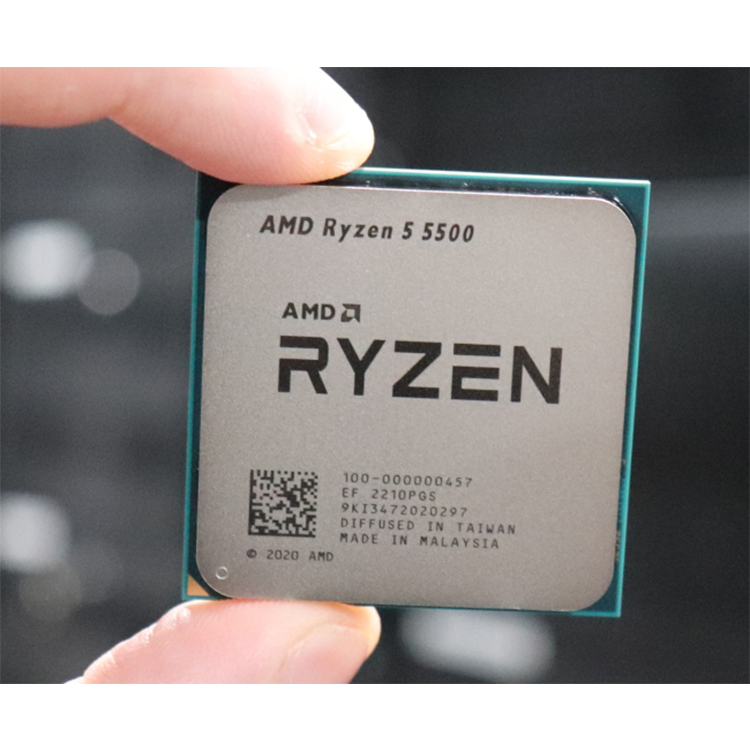 Used AMD Ryzen 5 5500 6-Core 12-Thread CPU for Desktop