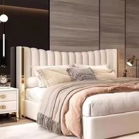 Lit plateforme traditionnel italien en bois de luxe, taille King et Queen, avec tiroirs de rangement pour un sommeil confortable