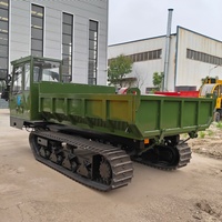 Camion benne sur chenilles certifié EPA de 8 tonnes, benne en U, moteur Cummins, benne sur chenilles robuste, personnalisable