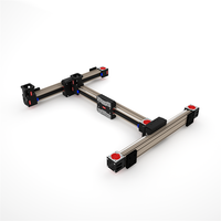 Robot à portique WDT5050A, table XYZ, routeur CNC, module de mouvement linéaire motorisé à 3 axes, rail de guidage à courroie avec moteur pas à pas