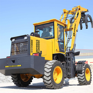 Factory Price Construction Excavator Loader 4x4 Mini Front End Wheeled Loader with 6 Ton Rated Load <b>Small</b> <b>Wheel</b> Loader for Sale - Product Image 3