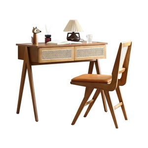 Nordic Style <b>Solid</b> <b>Wood</b> <b>Desk</b> With Drawer Home Office Furniture For Bedroom And Small Apartment Use - Product Image 5
