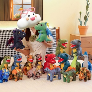 Wholesale 33cm Pterosaur Soft Stuffed Animal Sequin High Quality Kawaii Big <b>Large</b> Green Dinosaur <b>Plush</b> <b>Toy</b> - Product Image 2