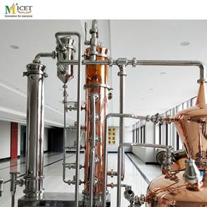 MICET 200L 300L mini équipement <span class=keywords><strong>de</strong></span> distillerie vodka fabricant d'équipement <span class=keywords><strong>de</strong></span> distillation whisky <span class=keywords><strong>gin</strong></span> cuivre pot encore colonne - Product Image 4