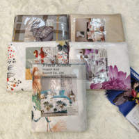 Collection de linge de lit en coton et lin de qualité supérieure, 6 pièces : 1 drap plat, 1 drap-housse, 4 taies d'oreiller, respirant, pour usage domestique, disponible en plusieurs tailles