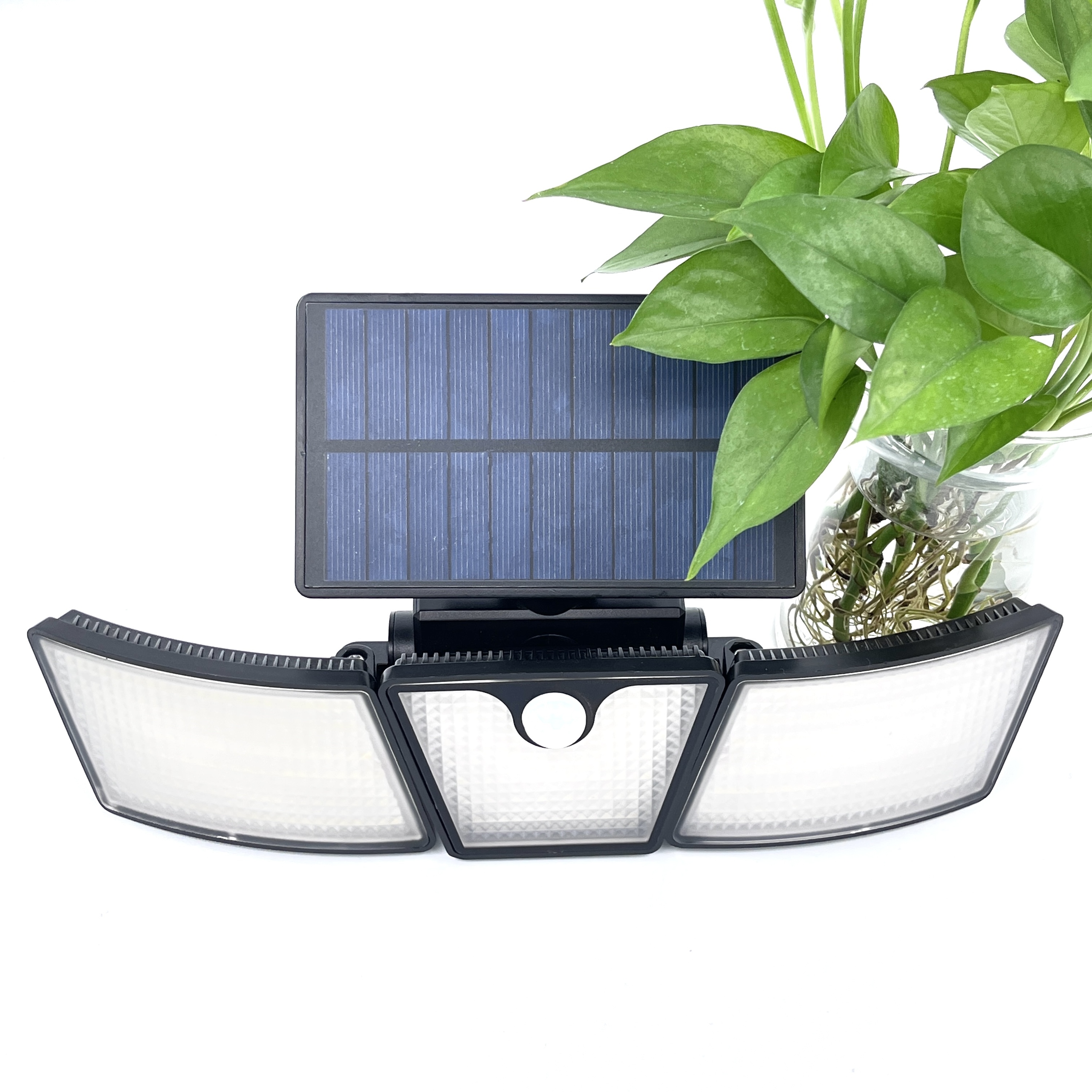 Conversion rate 17.8%  motion sensor  265 led outdoor wall light up down energy saving  sconce light  solar wall garden lights