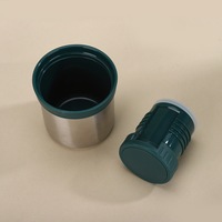 Botol Air Yerba Mate 1L untuk Luar Ruangan, Termos Vakum Dinding Ganda, Tumbler Stainless Steel untuk Berkemah, Tahan Panas 12-24 Jam