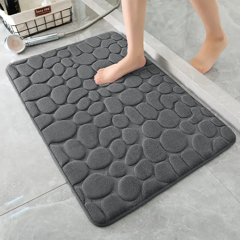 Tapis de porte de salle de bain tapis absorbant antidérapant séchage rapide pied ma tapis de salle de bain